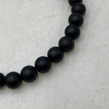 【中古品】【メンズ/レディース】 LONE ONES ロンワンズ MF STONE BRACELET EMBOSSED NEST BED ストーン ブレスレット エンボスド ネスト ビード アクセサリー 192-261016-sm-08-izu カラー：マットオニキス 万代Net店