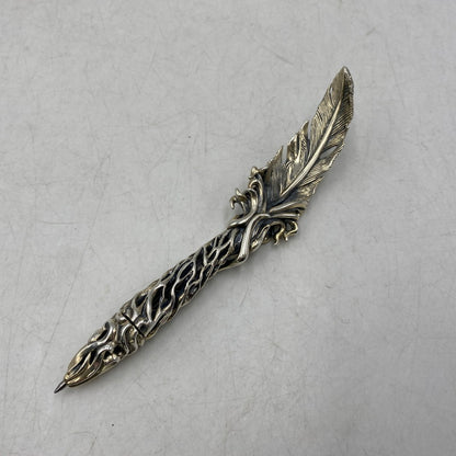 【中古品】【メンズ/レディース】 GIGOR ジゴロウ NO-202 SV925 FEATHER PEN フェザーボールペン アクセサリー 192-261016-sm-07-izu カラー：シルバー 万代Net店