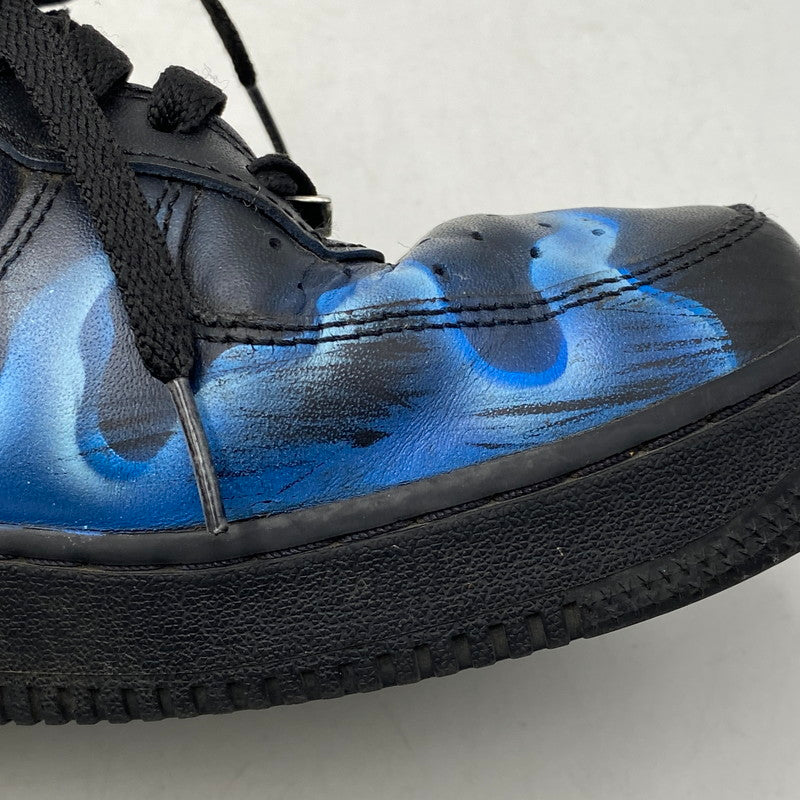 【中古品】【メンズ】 NIKE ナイキ 315122 - 001 AIR FORCE エアフォース 1 '07 DEEPRIVER CUSTOM ディープリバー カスタム スニーカー 靴 160-261016-sm-02-izu サイズ：27.5cm カラー：ブラック 万代Net店