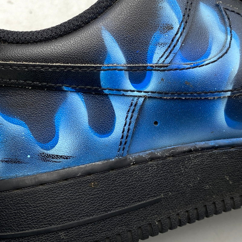 【中古品】【メンズ】 NIKE ナイキ 315122 - 001 AIR FORCE エアフォース 1 '07 DEEPRIVER CUSTOM ディープリバー カスタム スニーカー 靴 160-261016-sm-02-izu サイズ：27.5cm カラー：ブラック 万代Net店