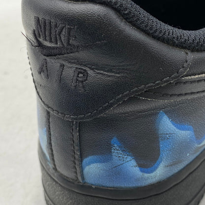 【中古品】【メンズ】 NIKE ナイキ 315122 - 001 AIR FORCE エアフォース 1 '07 DEEPRIVER CUSTOM ディープリバー カスタム スニーカー 靴 160-261016-sm-02-izu サイズ：27.5cm カラー：ブラック 万代Net店