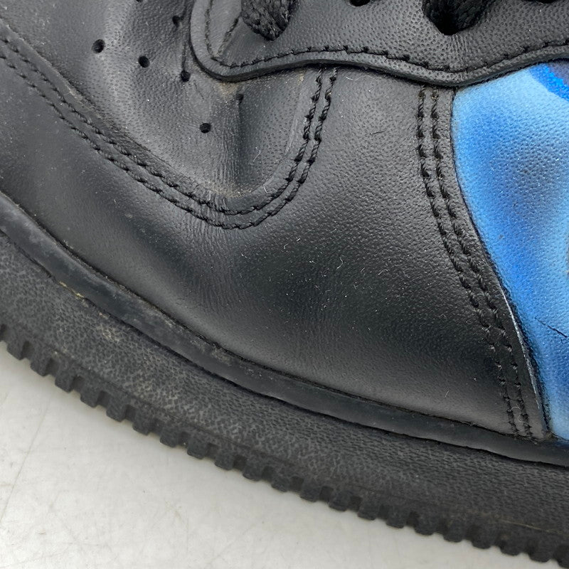 【中古品】【メンズ】 NIKE ナイキ 315122 - 001 AIR FORCE エアフォース 1 '07 DEEPRIVER CUSTOM ディープリバー カスタム スニーカー 靴 160-261016-sm-02-izu サイズ：27.5cm カラー：ブラック 万代Net店