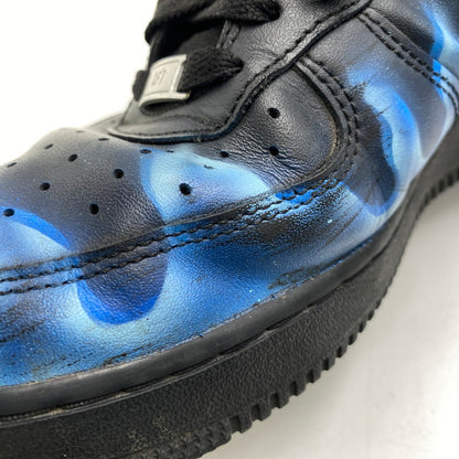【中古品】【メンズ】 NIKE ナイキ 315122 - 001 AIR FORCE エアフォース 1 '07 DEEPRIVER CUSTOM ディープリバー カスタム スニーカー 靴 160-261016-sm-02-izu サイズ：27.5cm カラー：ブラック 万代Net店