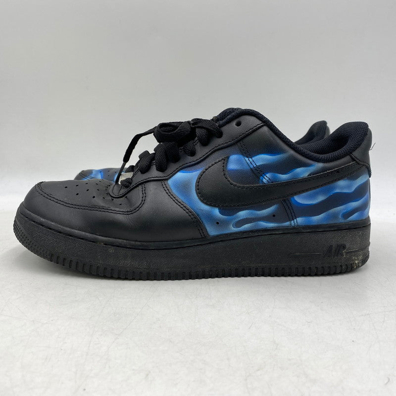 【中古品】【メンズ】 NIKE ナイキ 315122 - 001 AIR FORCE エアフォース 1 '07 DEEPRIVER CUSTOM ディープリバー カスタム スニーカー 靴 160-261016-sm-02-izu サイズ：27.5cm カラー：ブラック 万代Net店