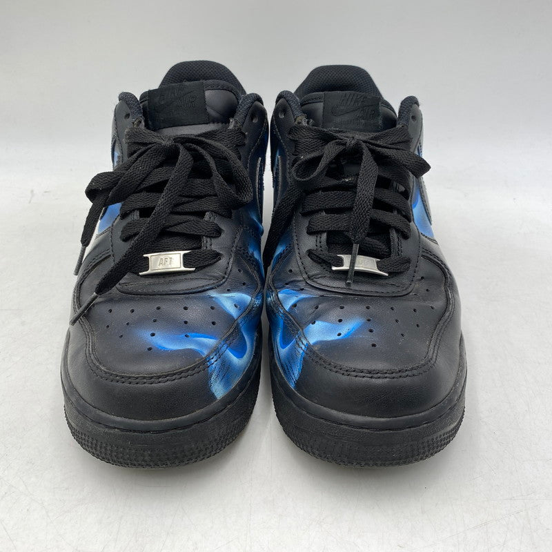 【中古品】【メンズ】 NIKE ナイキ 315122 - 001 AIR FORCE エアフォース 1 '07 DEEPRIVER CUSTOM ディープリバー カスタム スニーカー 靴 160-261016-sm-02-izu サイズ：27.5cm カラー：ブラック 万代Net店