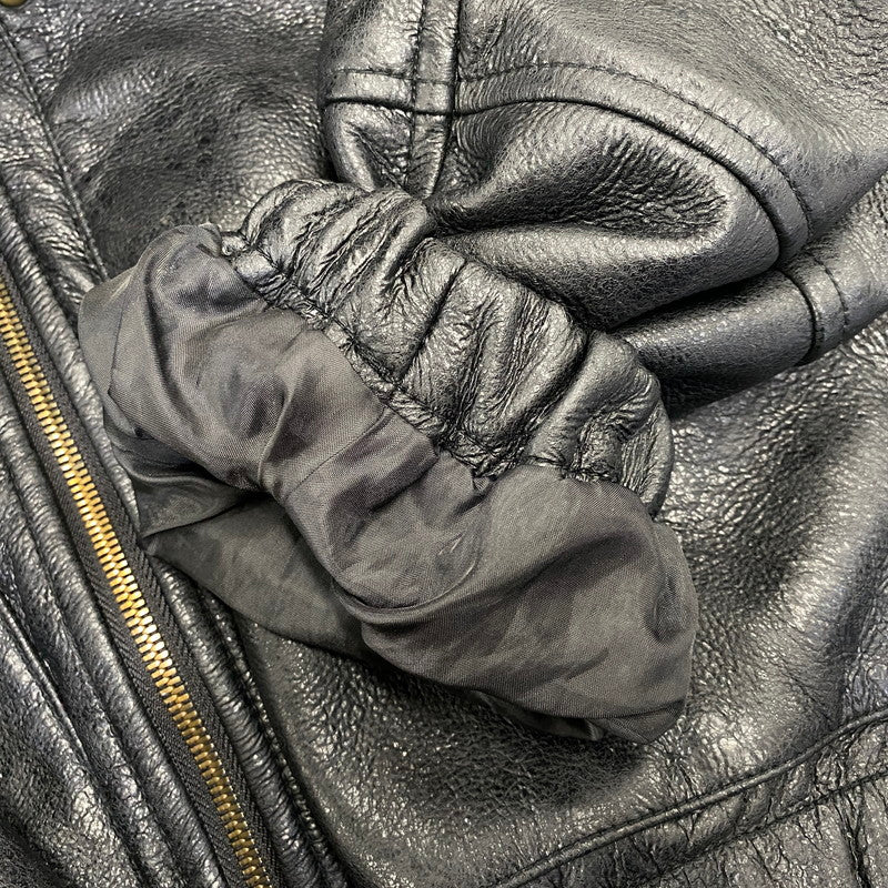 【中古品】【メンズ】 ZARA ザラ FAKELEATHER ZIP HOODIE フェイクレザー ジップ フーディー アウター 147-261024-ya-01-izu サイズ：M カラー：ブラック 万代Net店