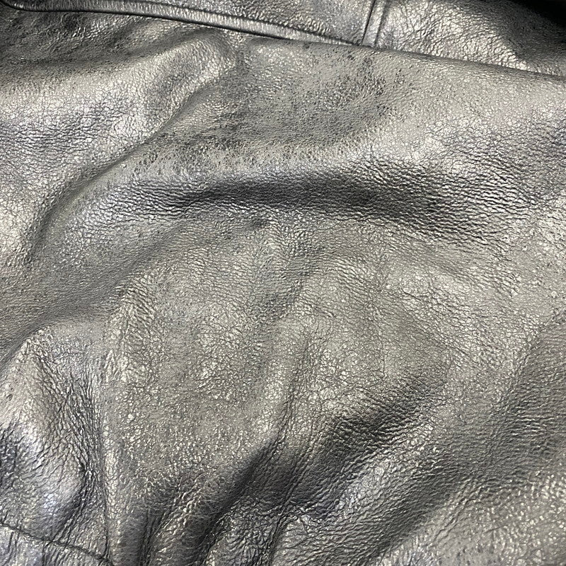 【中古品】【メンズ】 ZARA ザラ FAKELEATHER ZIP HOODIE フェイクレザー ジップ フーディー アウター 147-261024-ya-01-izu サイズ：M カラー：ブラック 万代Net店