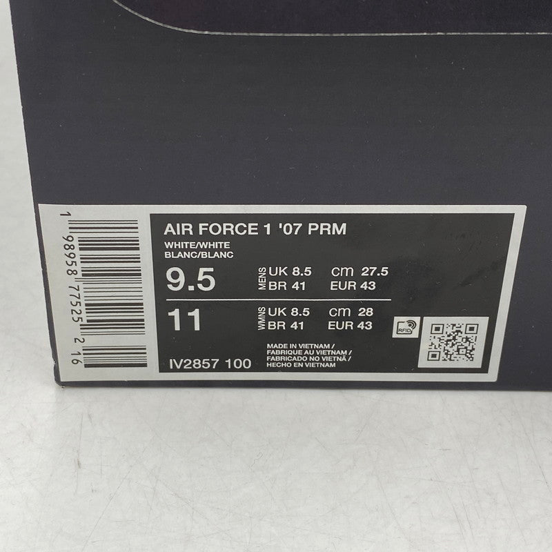 【中古美品】【メンズ】 NIKE ナイキ IV2857 - 100 AIR FORCE エアフォース 1 '07 PATENT LEATHER パテント レザー スニーカー 靴 160-261016-sm-01-izu サイズ：27.5cm カラー：TRIPLE WHITE 万代Net店