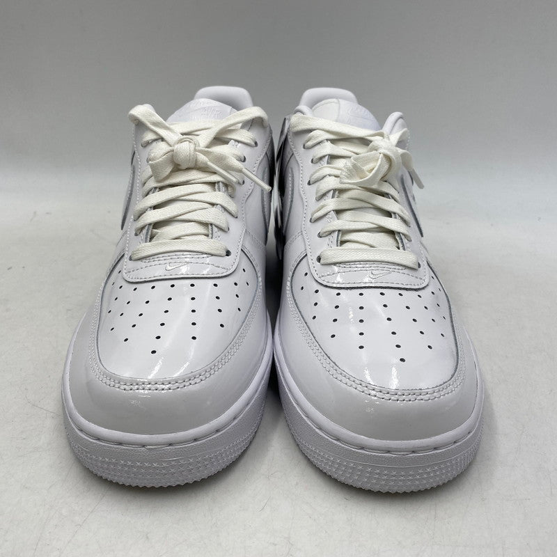 【中古美品】【メンズ】 NIKE ナイキ IV2857 - 100 AIR FORCE エアフォース 1 '07 PATENT LEATHER パテント レザー スニーカー 靴 160-261016-sm-01-izu サイズ：27.5cm カラー：TRIPLE WHITE 万代Net店