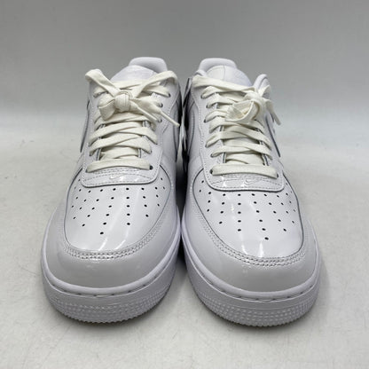 【中古美品】【メンズ】 NIKE ナイキ IV2857 - 100 AIR FORCE エアフォース 1 '07 PATENT LEATHER パテント レザー スニーカー 靴 160-261016-sm-01-izu サイズ：27.5cm カラー：TRIPLE WHITE 万代Net店
