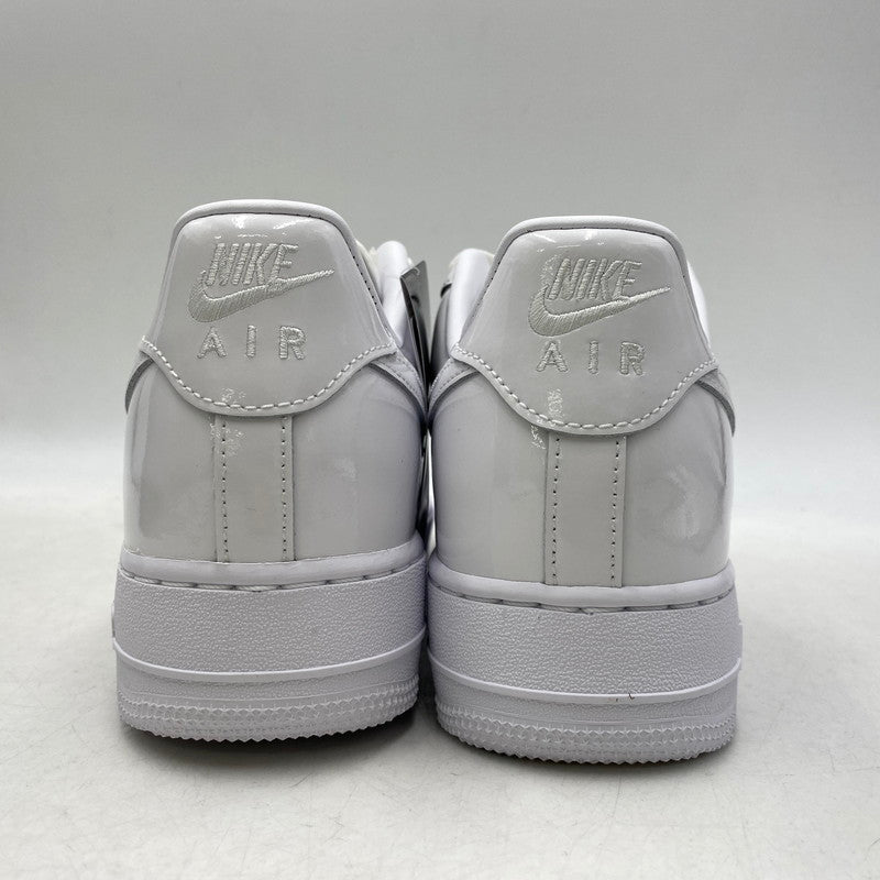 【中古美品】【メンズ】 NIKE ナイキ IV2857 - 100 AIR FORCE エアフォース 1 '07 PATENT LEATHER パテント レザー スニーカー 靴 160-261016-sm-01-izu サイズ：27.5cm カラー：TRIPLE WHITE 万代Net店
