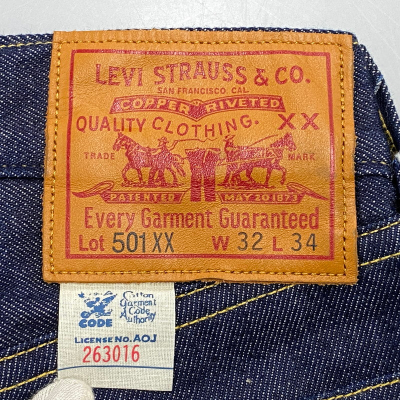 【中古品】【メンズ】 LEVIS VINTAGE CLOTHING リーバイス ヴィンテージ クロージング PC9-33501-0049 刻印3015 日本製 501XX DENIM PANTS デニム パンツ ボトムス 156-261018-kh-09-izu サイズ：32×34 カラー：インディゴ 万代Net店