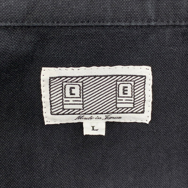 【中古品】【メンズ】 C.E シーイー CES29JK10 26SS CANVAS CASUAL ZIP JACKET キャンバス カジュアル ジップ ジャケット アウター 142-261018-ya-07-izu サイズ：L カラー：ブラック 万代Net店