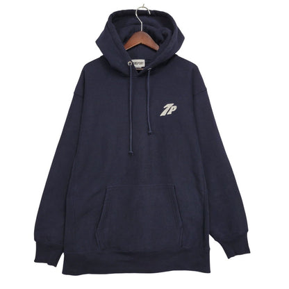 【中古品】【メンズ】 TRANSPORT トランスポート LOGO HOODIE ロゴ フーディー スウェット パーカー トップス 142-261023-ms-13-izu サイズ：XXL カラー：ネイビー 万代Net店