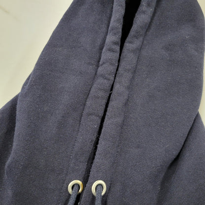 【中古品】【メンズ】 TRANSPORT トランスポート LOGO HOODIE ロゴ フーディー スウェット パーカー トップス 142-261023-ms-13-izu サイズ：XXL カラー：ネイビー 万代Net店