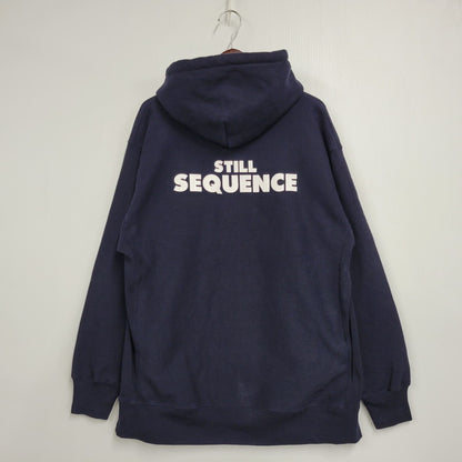 【中古品】【メンズ】 TRANSPORT トランスポート LOGO HOODIE ロゴ フーディー スウェット パーカー トップス 142-261023-ms-13-izu サイズ：XXL カラー：ネイビー 万代Net店