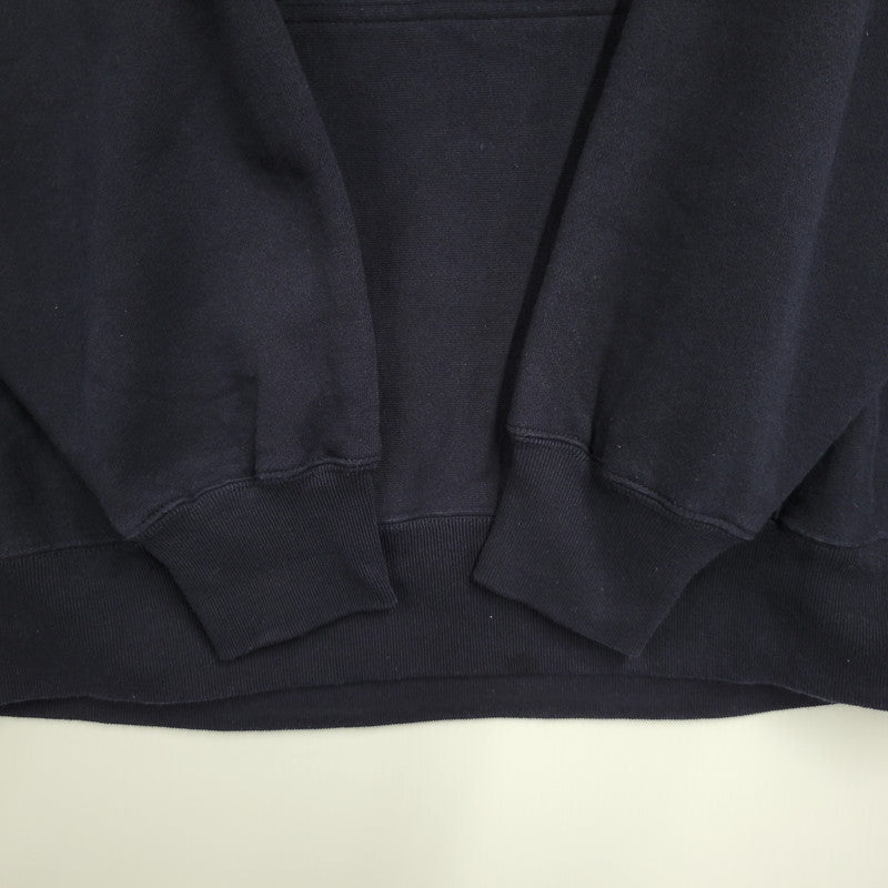 【中古品】【メンズ】 TRANSPORT トランスポート LOGO HOODIE ロゴ フーディー スウェット パーカー トップス 142-261023-ms-13-izu サイズ：XXL カラー：ネイビー 万代Net店