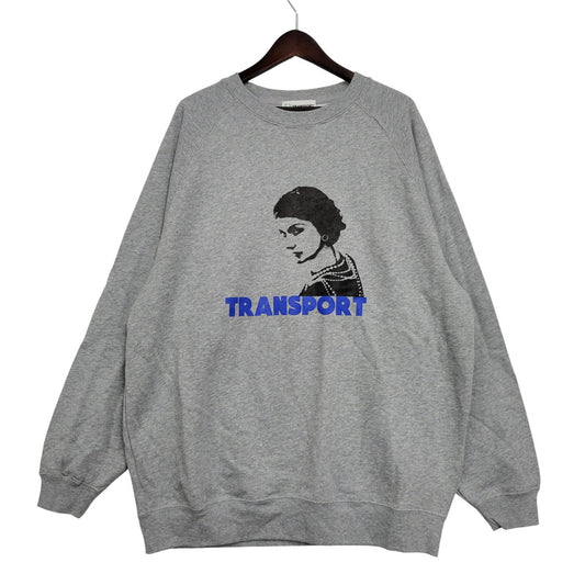 【中古品】【メンズ】 TRANSPORT トランスポート COCO SWEAT ココ スウェッ トップス 142-261023-ms-14-izu サイズ：XXL カラー：グレー 万代Net店
