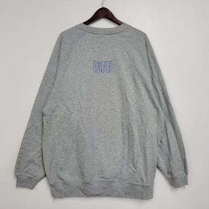 【中古品】【メンズ】 TRANSPORT トランスポート COCO SWEAT ココ スウェッ トップス 142-261023-ms-14-izu サイズ：XXL カラー：グレー 万代Net店