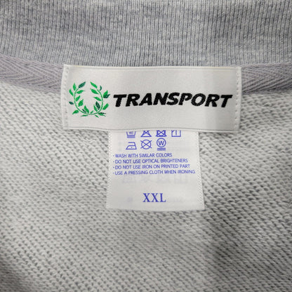 【中古品】【メンズ】 TRANSPORT トランスポート COCO SWEAT ココ スウェッ トップス 142-261023-ms-14-izu サイズ：XXL カラー：グレー 万代Net店