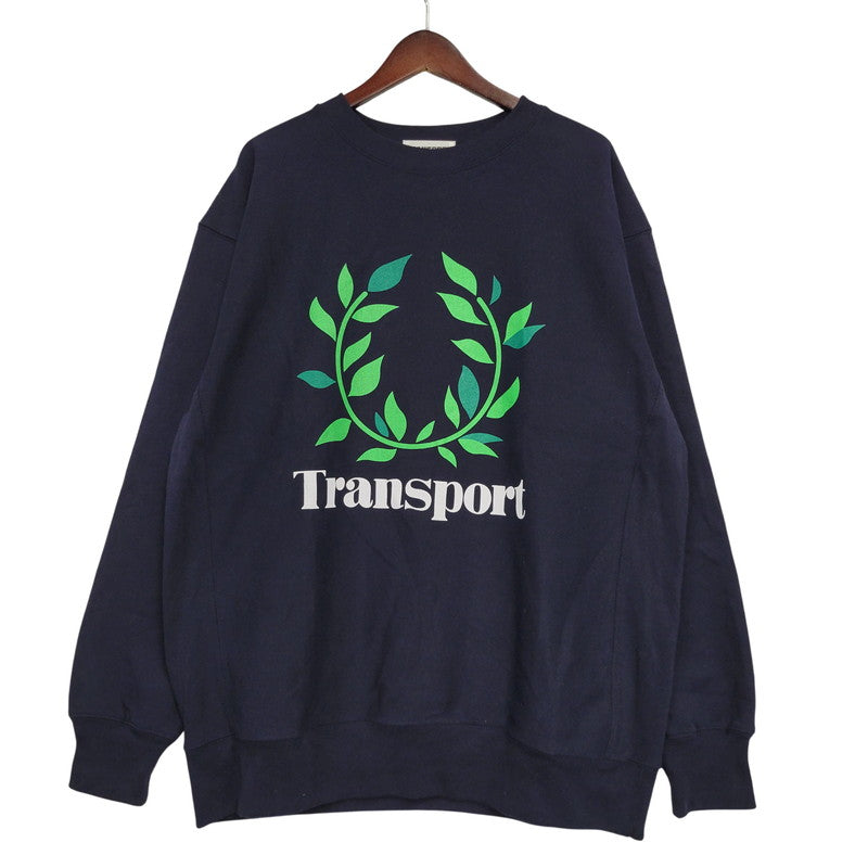 【中古品】【メンズ】 TRANSPORT トランスポート LAUREL SWEAT ローレル スウェット トップス 142-261023-ms-15-izu サイズ：XXL カラー：ネイビー 万代Net店