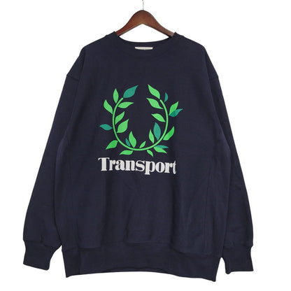 【中古品】【メンズ】 TRANSPORT トランスポート LAUREL SWEAT ローレル スウェット トップス 142-261023-ms-15-izu サイズ：XXL カラー：ネイビー 万代Net店