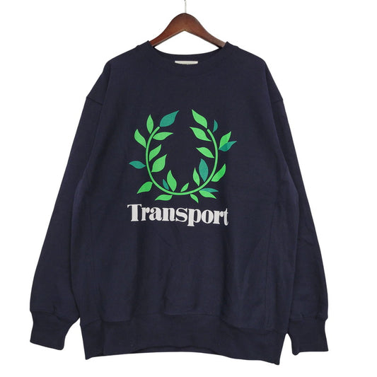【中古品】【メンズ】 TRANSPORT トランスポート LAUREL SWEAT ローレル スウェット トップス 142-261023-ms-15-izu サイズ：XXL カラー：ネイビー 万代Net店