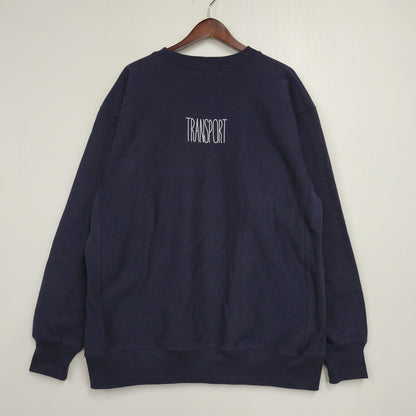 【中古品】【メンズ】 TRANSPORT トランスポート LAUREL SWEAT ローレル スウェット トップス 142-261023-ms-15-izu サイズ：XXL カラー：ネイビー 万代Net店