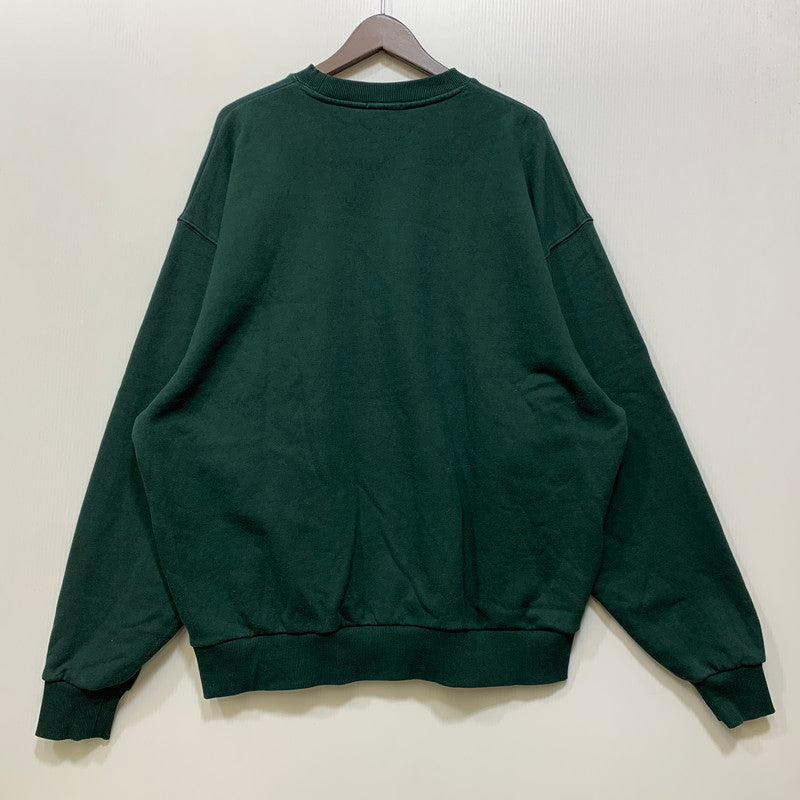 【中古品】【メンズ】 KITH キス × BROOKLYN MUSEUM ブルックリンミュージアム COLLEGE NELSON CREWNECK カレッジ ネルソン クルーネック スウェット シャツ トップス 長袖 142-261017-sm-12-izu サイズ：下記参照 カラー：グリーン 万代Net店