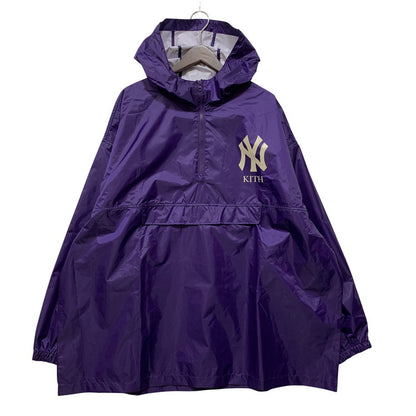 【中古品】【メンズ】 KITH キス NEW YORK YANKEES ニューヨークヤンキース OLIVER PARKA オリバーパーカー アウター 142-261017-sm-01-izu サイズ：F カラー：パープル 万代Net店
