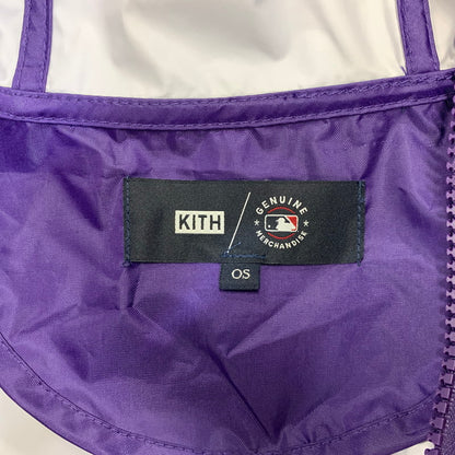 【中古品】【メンズ】 KITH キス NEW YORK YANKEES ニューヨークヤンキース OLIVER PARKA オリバーパーカー アウター 142-261017-sm-01-izu サイズ：F カラー：パープル 万代Net店