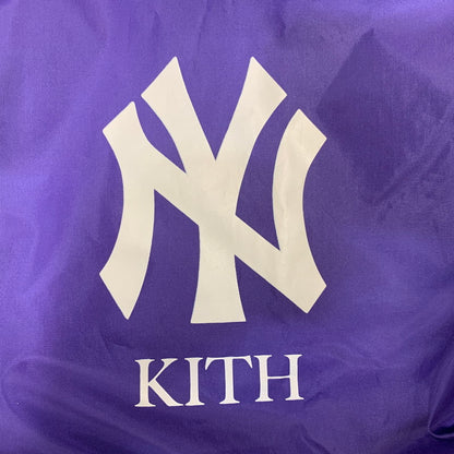 【中古品】【メンズ】 KITH キス NEW YORK YANKEES ニューヨークヤンキース OLIVER PARKA オリバーパーカー アウター 142-261017-sm-01-izu サイズ：F カラー：パープル 万代Net店