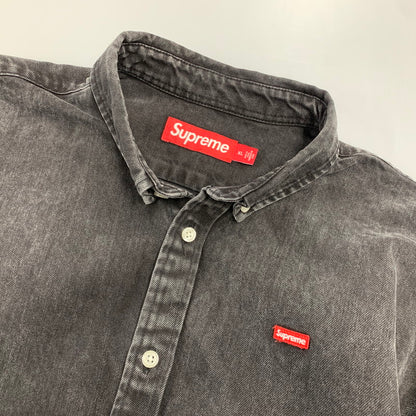 【中古品】【メンズ】 SUPREME シュプリーム SMALL BOX SHIRT スモール ボックス シャツトップス 長袖 149-261018-ya-10-izu サイズ：XL カラー：ブラック系 万代Net店