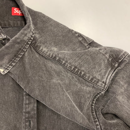 【中古品】【メンズ】 SUPREME シュプリーム SMALL BOX SHIRT スモール ボックス シャツトップス 長袖 149-261018-ya-10-izu サイズ：XL カラー：ブラック系 万代Net店