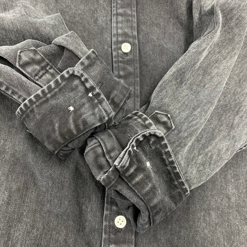 【中古品】【メンズ】 SUPREME シュプリーム SMALL BOX SHIRT スモール ボックス シャツトップス 長袖 149-261018-ya-10-izu サイズ：XL カラー：ブラック系 万代Net店
