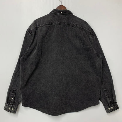 【中古品】【メンズ】 SUPREME シュプリーム SMALL BOX SHIRT スモール ボックス シャツトップス 長袖 149-261018-ya-10-izu サイズ：XL カラー：ブラック系 万代Net店