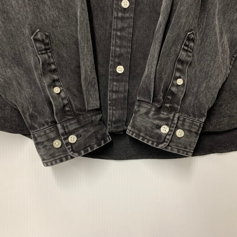 【中古品】【メンズ】 SUPREME シュプリーム SMALL BOX SHIRT スモール ボックス シャツトップス 長袖 149-261018-ya-10-izu サイズ：XL カラー：ブラック系 万代Net店