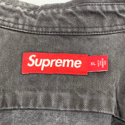 【中古品】【メンズ】 SUPREME シュプリーム SMALL BOX SHIRT スモール ボックス シャツトップス 長袖 149-261018-ya-10-izu サイズ：XL カラー：ブラック系 万代Net店