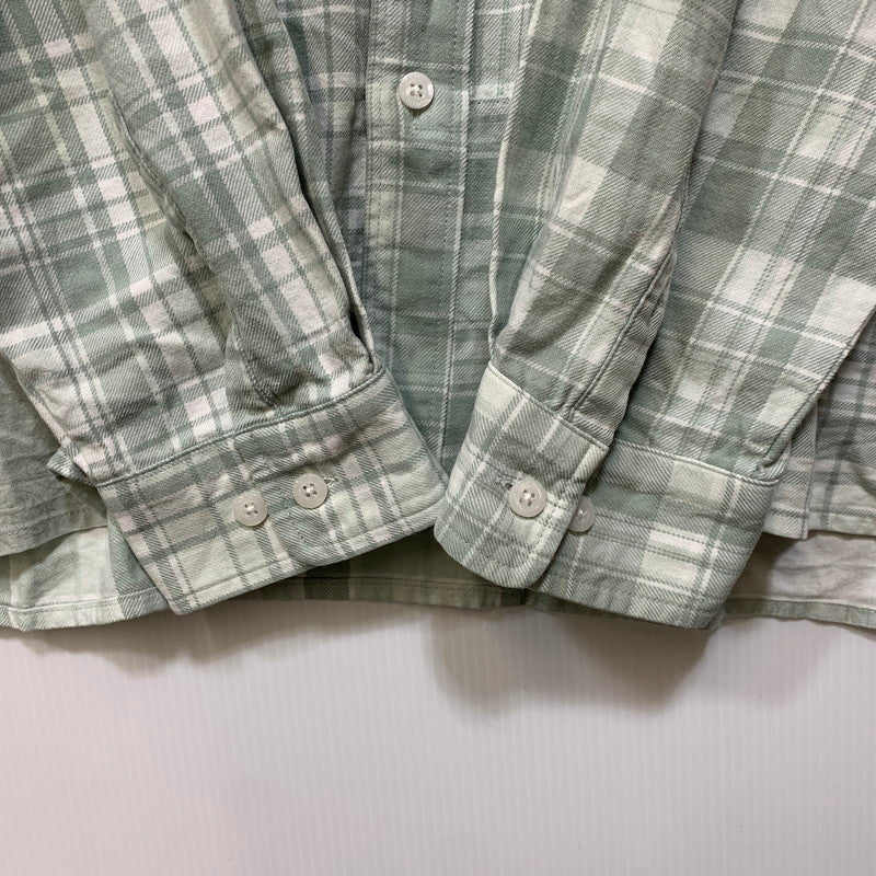 【中古品】【メンズ】 KITH キス KHM032120 PATCHWORK JAYDIN SHIRT パッチワーク ジェイディン シャツ トップス 142-261017-sm-14-izu サイズ：L カラー：ミントグリーン 万代Net店