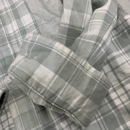【中古品】【メンズ】 KITH キス KHM032120 PATCHWORK JAYDIN SHIRT パッチワーク ジェイディン シャツ トップス 142-261017-sm-14-izu サイズ：L カラー：ミントグリーン 万代Net店