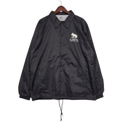 【中古品】【メンズ】 TRANSPORT トランスポート 7P FROG COACH JACKET フロッグ コーチ ジャケット アウター トップス 142-261023-ms-17-izu サイズ：XL カラー：ブラック 万代Net店