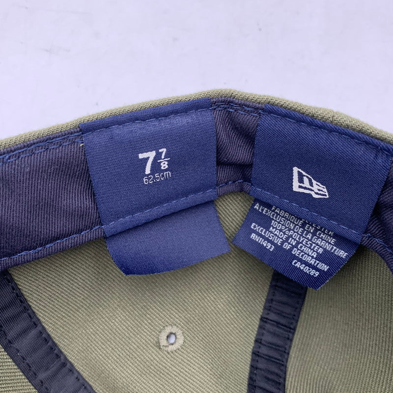 【中古品】【メンズ/レディース】 NEW ERA ニューエラ × KITH キス KITH&KIN LOW PROFILE 59FIFTY CAP ロープロファイル キャップ コラボ 帽子 185-261023-cs-22-izu サイズ：7 7/8(62.5cm) カラー：カーキ 万代Net店