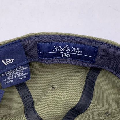 【中古品】【メンズ/レディース】 NEW ERA ニューエラ × KITH キス KITH&KIN LOW PROFILE 59FIFTY CAP ロープロファイル キャップ コラボ 帽子 185-261023-cs-22-izu サイズ：7 7/8(62.5cm) カラー：カーキ 万代Net店