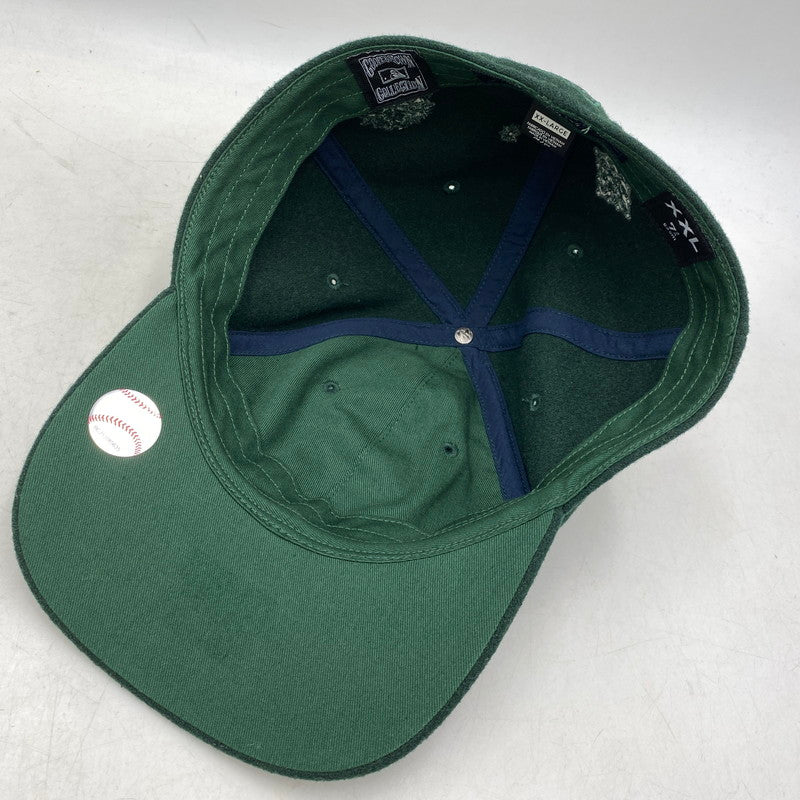 【中古品】【メンズ/レディース】 KITH キス × 47 NEW YORK YANKEES ニューヨークヤンキース LOGO WOOL CAP ロゴ ウール キャップ 帽子 185-261016-sm-11-izu サイズ：7 3/4 カラー：グリーン 万代Net店