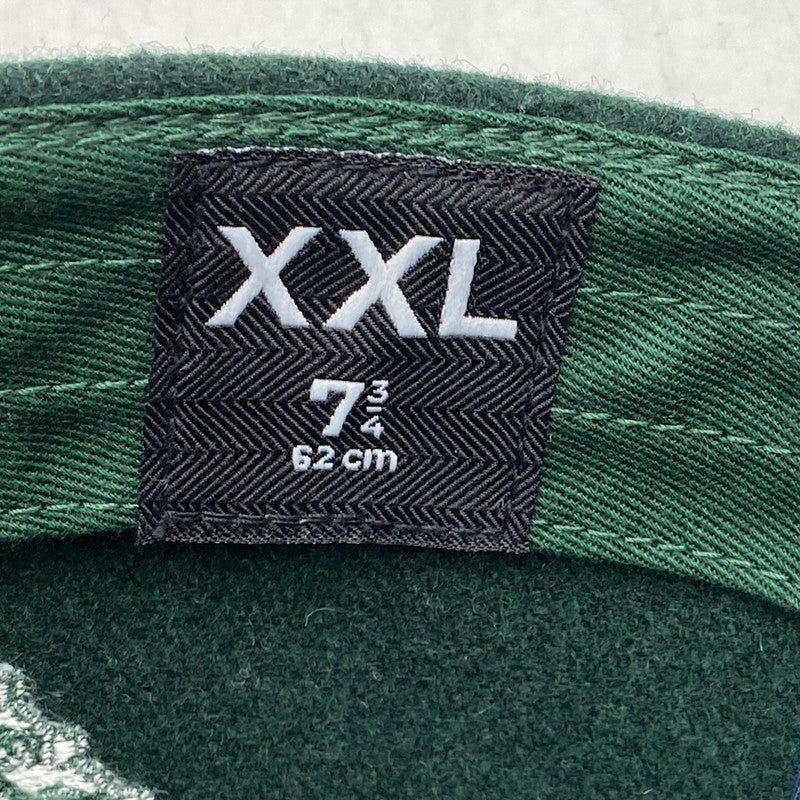 【中古品】【メンズ/レディース】 KITH キス × 47 NEW YORK YANKEES ニューヨークヤンキース LOGO WOOL CAP ロゴ ウール キャップ 帽子 185-261016-sm-11-izu サイズ：7 3/4 カラー：グリーン 万代Net店