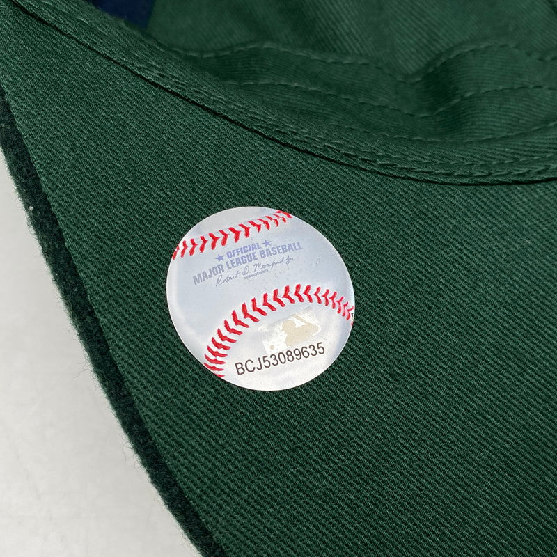 【中古品】【メンズ/レディース】 KITH キス × 47 NEW YORK YANKEES ニューヨークヤンキース LOGO WOOL CAP ロゴ ウール キャップ 帽子 185-261016-sm-11-izu サイズ：7 3/4 カラー：グリーン 万代Net店