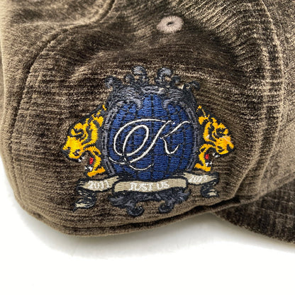 【中古品】【メンズ/レディース】 NEW ERA ニューエラ × KITH キス NEW YORK YANKEES ニューヨークヤンキース CHENILLE CHAINSTITCH 59FIFTY CAP シェニール チェーンステッチ キャップ 帽子 185-261016-sm-10-izu サイズ：7 7/8 カラー：ブラウン 万代Net店