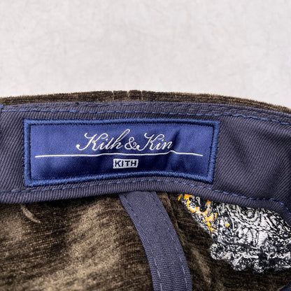 【中古品】【メンズ/レディース】 NEW ERA ニューエラ × KITH キス NEW YORK YANKEES ニューヨークヤンキース CHENILLE CHAINSTITCH 59FIFTY CAP シェニール チェーンステッチ キャップ 帽子 185-261016-sm-10-izu サイズ：7 7/8 カラー：ブラウン 万代Net店