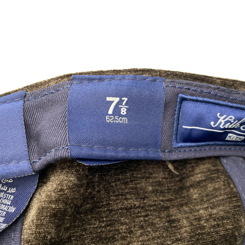 【中古品】【メンズ/レディース】 NEW ERA ニューエラ × KITH キス NEW YORK YANKEES ニューヨークヤンキース CHENILLE CHAINSTITCH 59FIFTY CAP シェニール チェーンステッチ キャップ 帽子 185-261016-sm-10-izu サイズ：7 7/8 カラー：ブラウン 万代Net店