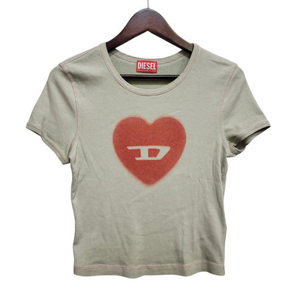 【中古品】【レディース】 DIESEL ディーゼル 0SQAD T-ELE Tシャツ トップス 168-261017-kh-03-izu サイズ：S カラー：グリーン系 万代Net店